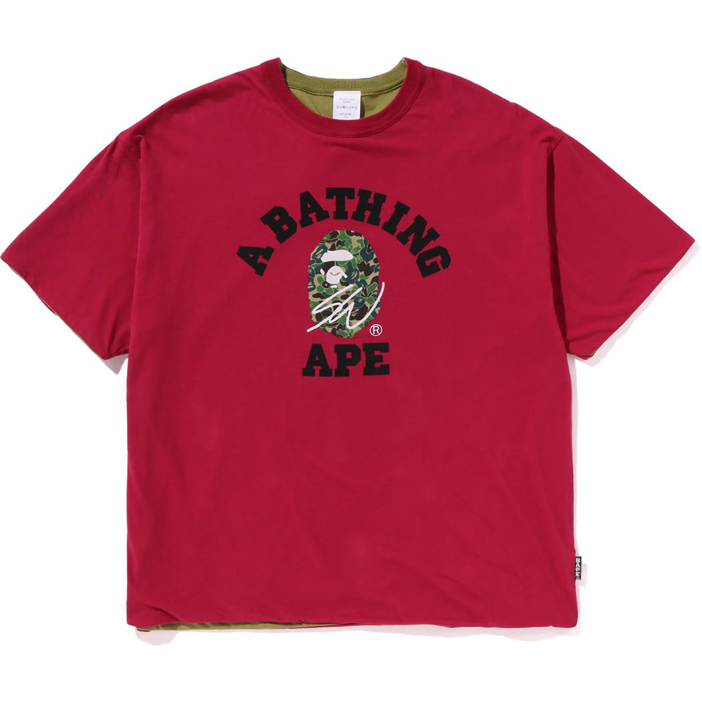 BAPE X SEAN WOTHERSPOON REVERSIBLE TEE MENS