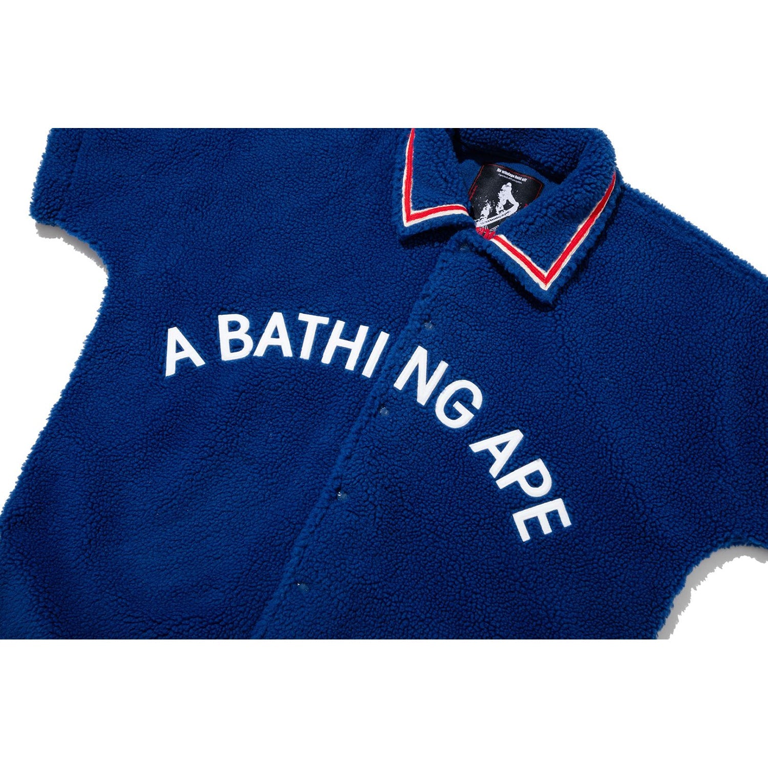 BAPE BY KAZUKI KURAISHI SHERPA DETACHABLE COACH JACKET MENS