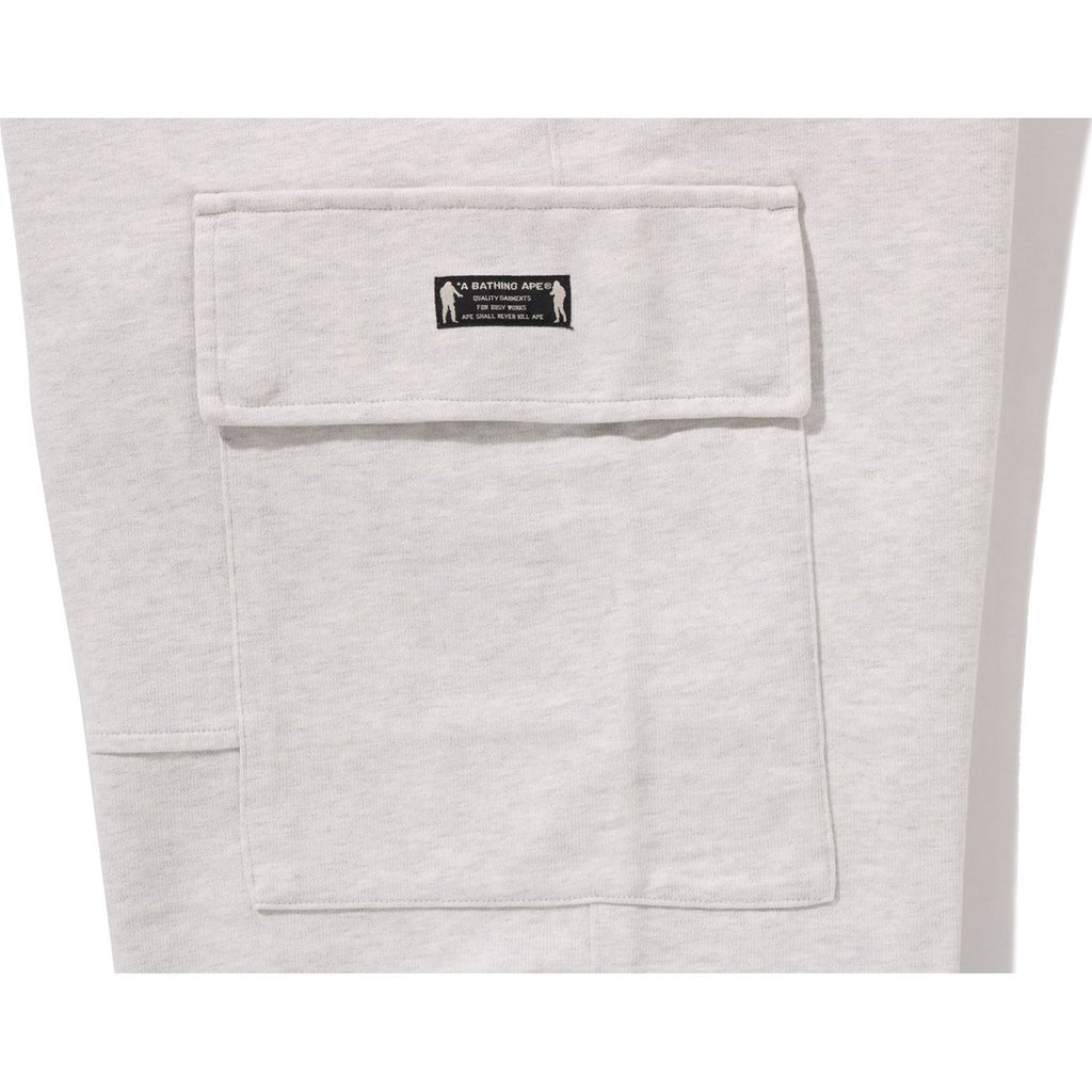 BAPE STA ONE POINT RELAXED FIT CARGO SWEATPANTS MENS