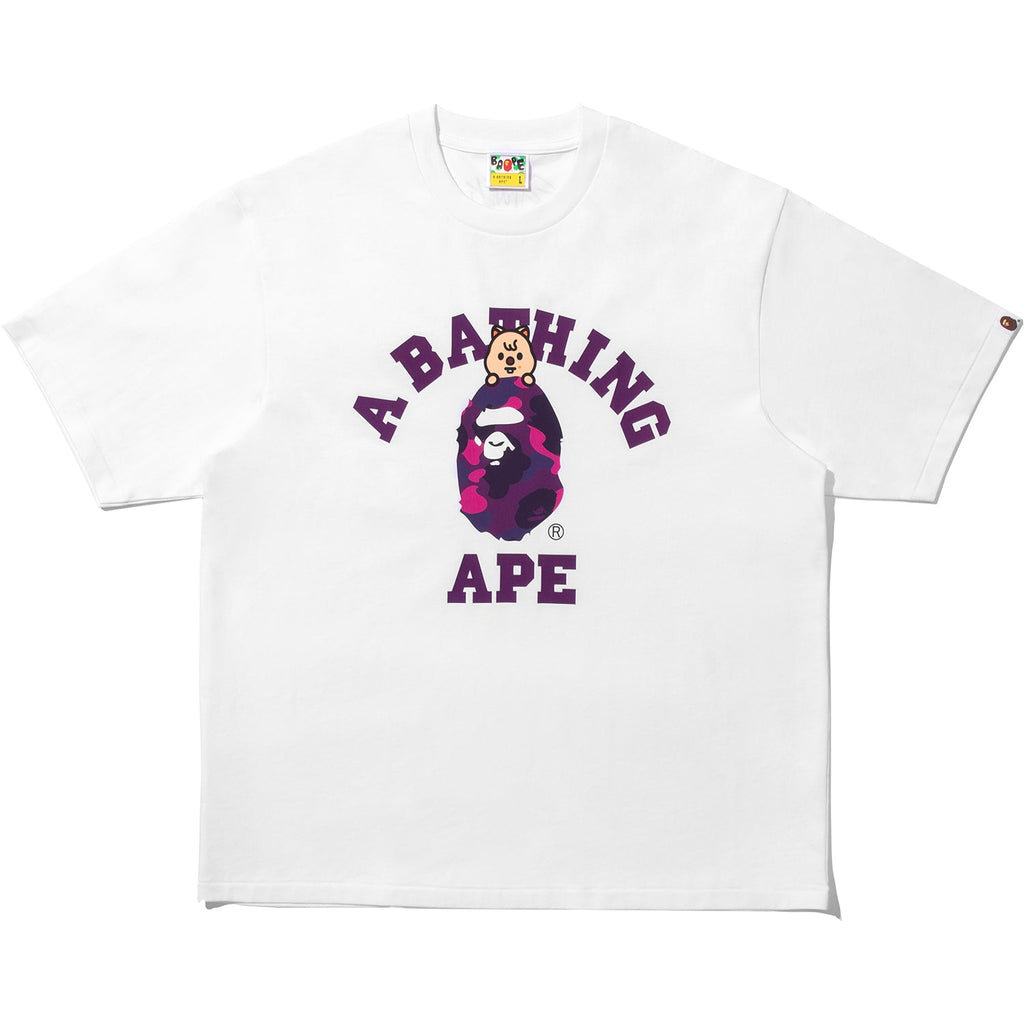 BAPE X STRAY KIDS HAN QUOKKA COLLEGE TEE MENS