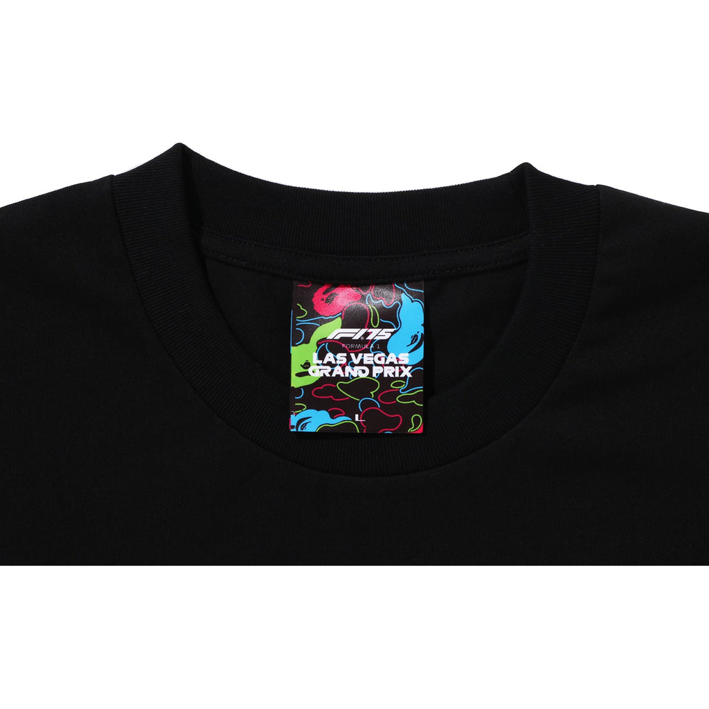 BAPE X F1LV A BATHING APE RELAXED FIT TEE MENS